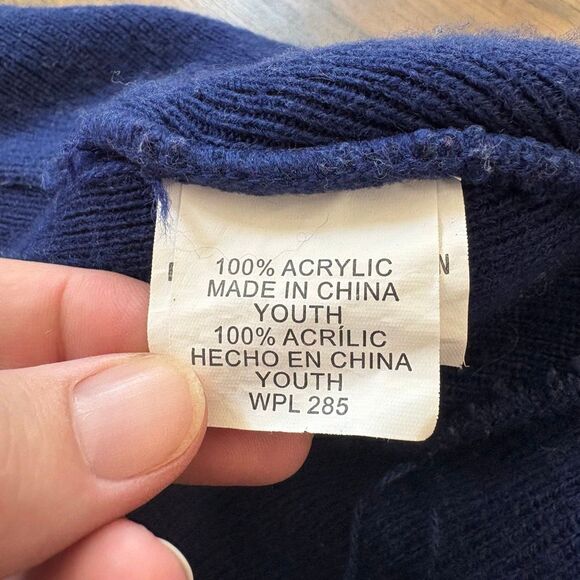 Boy Scouts Cub Scouts Yellow Navy Blue Knit Beanie w/ Ear Covers Youth Size - Picture 7 of 7